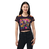 Hip-Hop Vibe Music Graffiti Crop Tee - Beyond T-shirts
